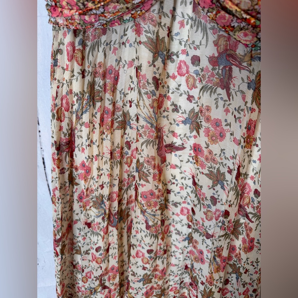 Rabbit, Rabbit, Rabbit Floral Sleeveless Dress Women's size 12 - Picture 6 of 15